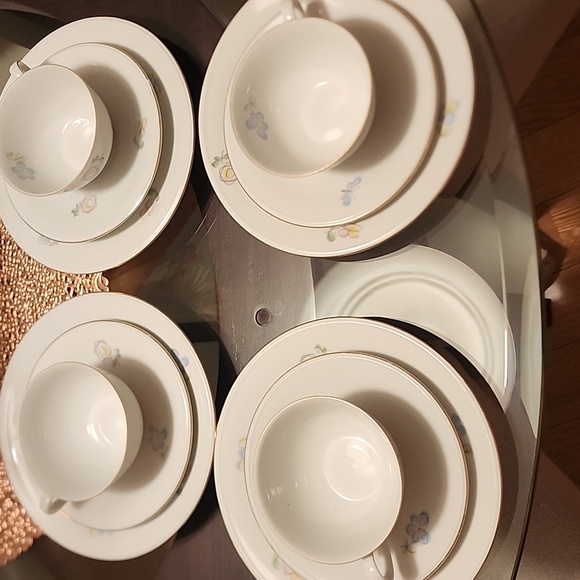 Vintage Fine German China Set For 4 - Picture 3 of 13